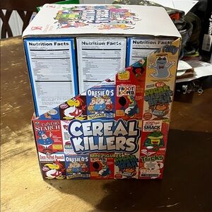 12 Cereal Killers Mini Figures Collectible ful Set One opened nothing wrong with